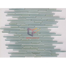 Light Blue Long Strip Glass Mosaic Tile (CFS601)